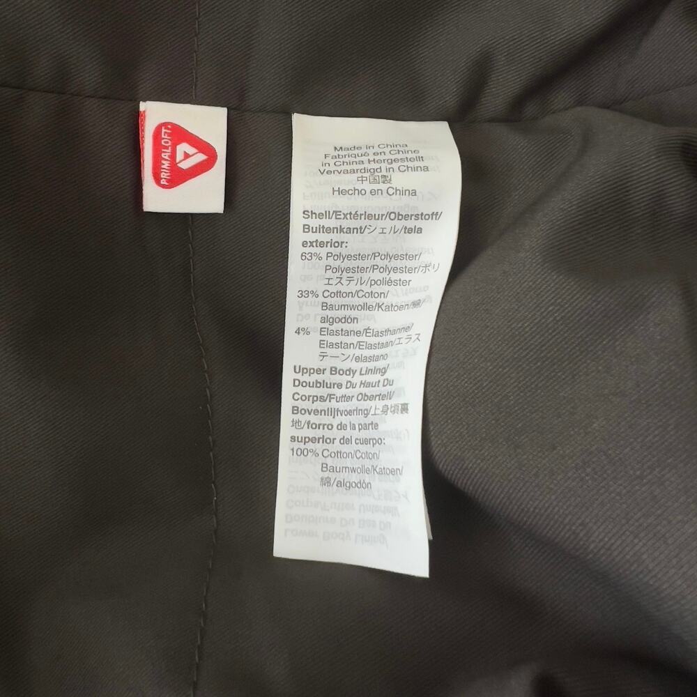 J.Crew Fulton Prima-loft Full Zip Overcoat Jacket Gray Men Size XL - Picture 10 of 16